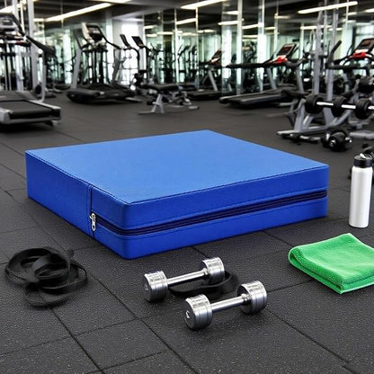 Exercise Balance Pad - 15.7" x 15.7" (40cm x 40cm) EVA Foam Stability Training Mat for Pilates, Ankle & Knee Rehab- 50x40x8cm