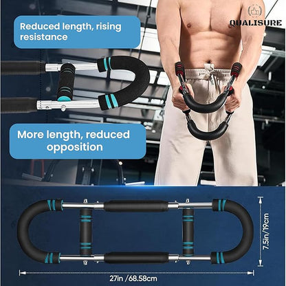 Ultimate Twister Arm Trainer for Men & Women, 3-Level Portable Chest and arm Trainer (40–110 lbs), 27° Ergonomic Arm Workout Equipment, Adjustable Chest Machine Home Gym & Travel Fitness Tool