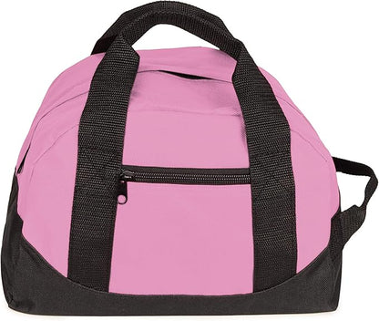 12" Duffel Bag Small Mini Travel Size Sports Gym Bag (Duffle Bag) (Pink)