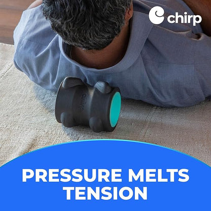 Chirp Wheel XR Massage Roller for Neck & Headache Relief – Rejuvenate Body, Spinal Care & Tension Through Thumb Pressure Release | High-Density Foam for Physical Therapy, 500lbs Capacity, 4" Mint