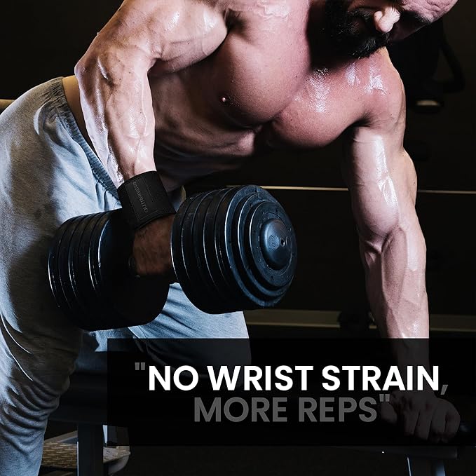 18" OG-Grade Wrist Wraps for Weightlifting – Heavy Duty Wrist Support with Thumb Loop & Lockdown Strap – Wrist Straps for Powerlifting, Bench Press & Gym Training