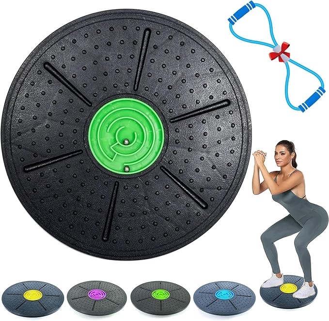 Balance Board with Maze, 2025 Upgrade Balance Board Maze, 10°-30° Tilt Non-Slip Wobble Balance Boards Adults, Training Stability and Coordination, for Gym, Yoga & Home Office Use