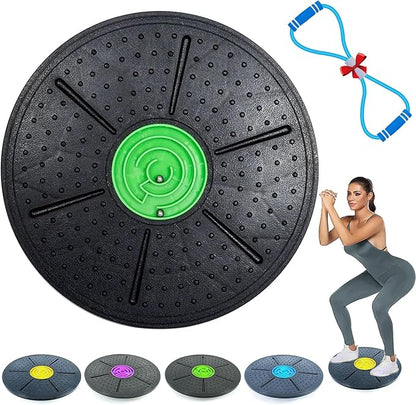 Balance Board with Maze, 2025 Upgrade Balance Board Maze, 10°-30° Tilt Non-Slip Wobble Balance Boards Adults, Training Stability and Coordination, for Gym, Yoga & Home Office Use