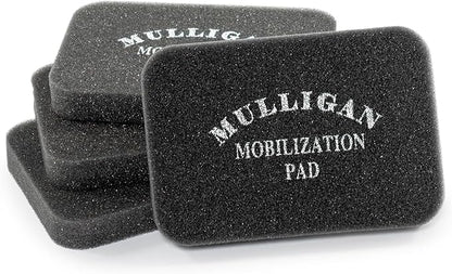 OPTP Mulligan Mobilisation Pads - Set of Four Positioning and Balance Foam Pads for Physical Therapy and Mobilization Techniques - Designed by Physical Therapist Brian Mulligan - 6" x 4" - Black