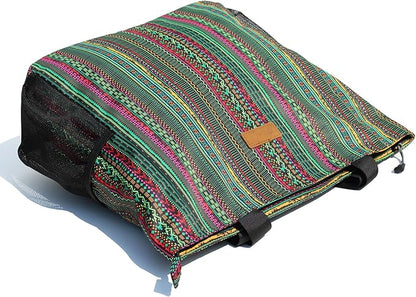 Original Floral Water Resistant Large Tote Bag Shoulder Bag for Gym Beach Travel Daily Bags Upgraded