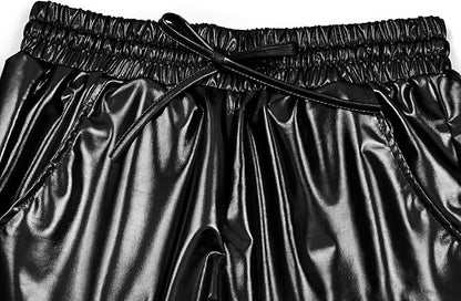 Perfashion Women's Metallic Shorts Summer Sparkly Hot Outfit Shiny Short Pants