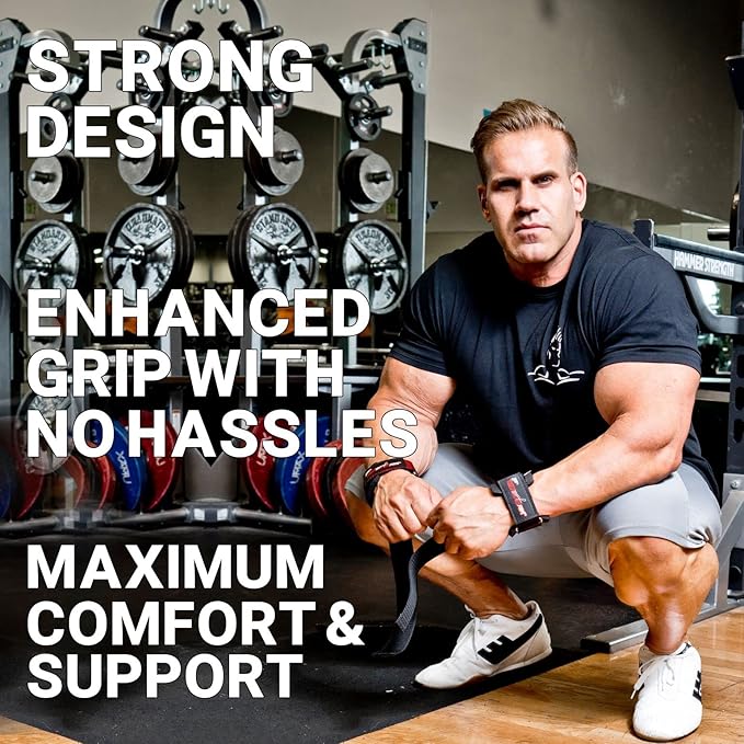 Schiek Sports Model J1000PLS Jay Cutler Signature Power Lifting Wrist Straps