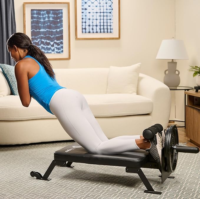 Lifepro Hip Thrust Machine – Adjustable Glutes Workout Equipment for Home – GluteBlast Foldable Booty Builder, Sissy Squat Machine, Thrust Glute Bench, Home Gym Glute Workout