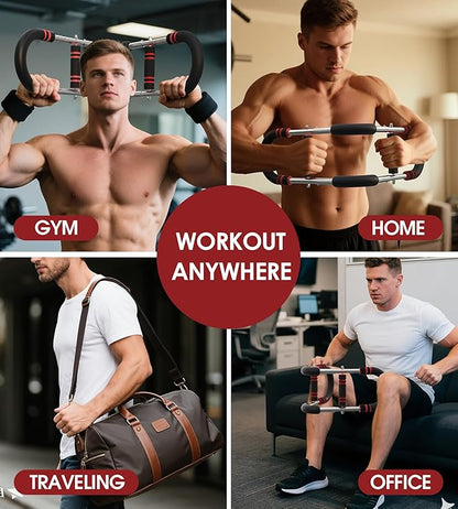 Twister Arm Trainer for Men, Adjustable 50-130Lbs Chest Workout Equipment, Arm Trainer, Twister Arm Trainer Portable Shoulder Strength Exerciser Machine for Fitness People