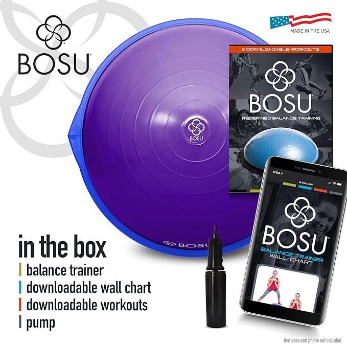 BOSU® Balance Trainer, 65cm The Original - Purple/Blue (72-10850PURBLU)