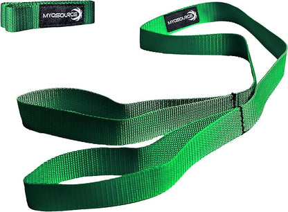 Myosource Kinetic Bands Cheerleading Flexibility Stunt Strap - Improve Stretching and Stunts for Cheer Dance Gymnastics & Physical Therapy – Stocking Stuffers Present for Kids Girls Adults - 12 Colors