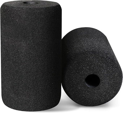 WF Athletic Supply Foam Foot Pads, Foam Roller for Gym Exercise Machines Equipment Replacements, Roller Pad for Leg Extension, PEC Deck Pads for Weight Bench, Sold by Pair (6” x 4” OD x 0.875” ID)