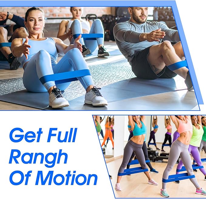 30 Pcs Resistance Bands Resistance Loop Exercise Bands Exercise Equipment Elastic Drap Ring for Women and Men Home Fitness, Gym, Yoga