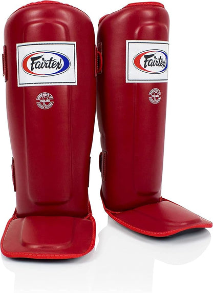 Fairtex SP3 Muay Thai Shin Guards for Men, Women, Kids | MMA Training, Kickboxing | Premium, Lightweight & Durable |Avoid shin splints During Training, Sparring