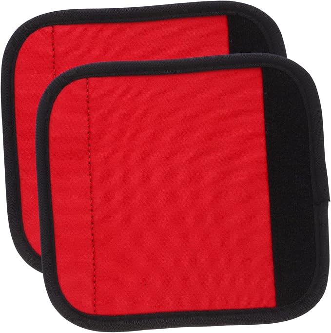 2PCS Barbell Pad Set Detachable Polyester Anti-Slip Grip Covers for Horizontal Bars Protective Mat for Hip Thrusts and Weightlifting Indoor Gym Accessories