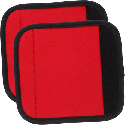 2PCS Barbell Pad Set Detachable Polyester Anti-Slip Grip Covers for Horizontal Bars Protective Mat for Hip Thrusts and Weightlifting Indoor Gym Accessories