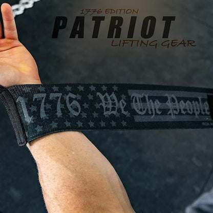 Iron Infidel Wrist Wraps for Weightlifting - 18" Heavy Duty Support for Working Out, Gym Accessories for Men - Use for Lifting, Crossfit, Fitness, Exercise, Bench Press, Powerlifting