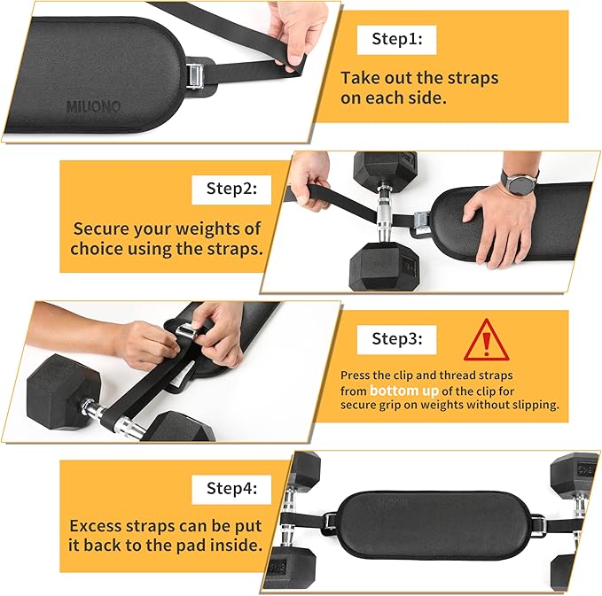 Hip Thrust Belt, Dumbbell Hip Thrust Belt for Kettlebells or Grip Plates, Thicker Slip-Resistant Leather Glute Bridge Pad Machine for Booty Workout of Home Gym
