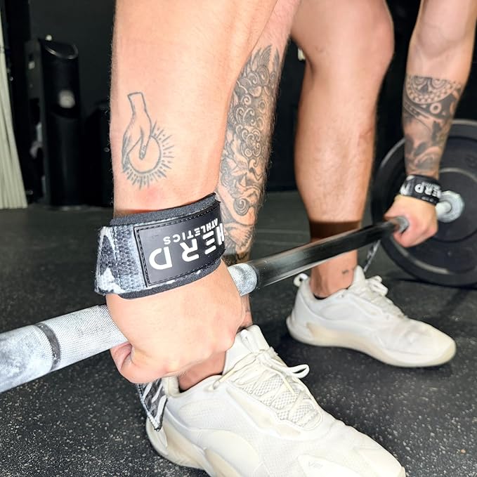 Lifting Wrist Straps – 23" Length x 1.5" Width – Padded Neoprene Cotton Straps for Weightlifting, Powerlifting, Functional Training, Strength Training & Deadlifts – Heavy Duty Grip Support