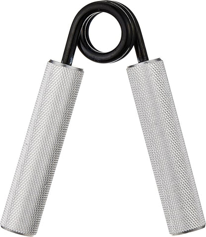Grip Strengthener, 100 lb Silver Aluminum, Stainless Steel