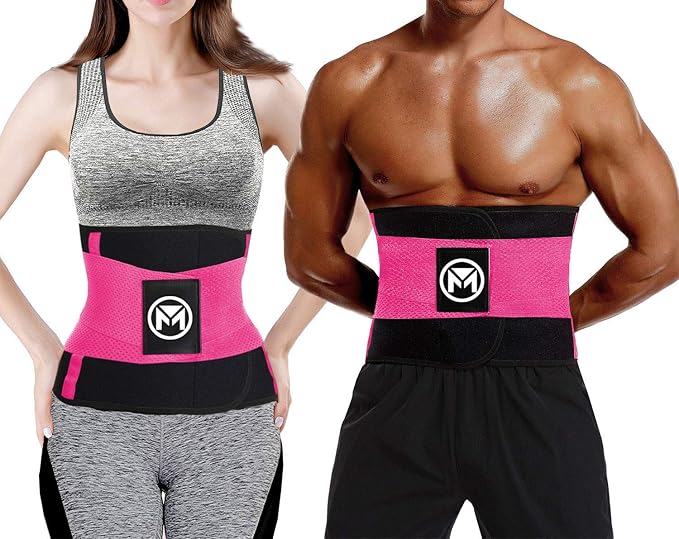 Moolida Waist Trainer Belt for Women or Men Waist Trimmer Workout Fitness Back Support Belts