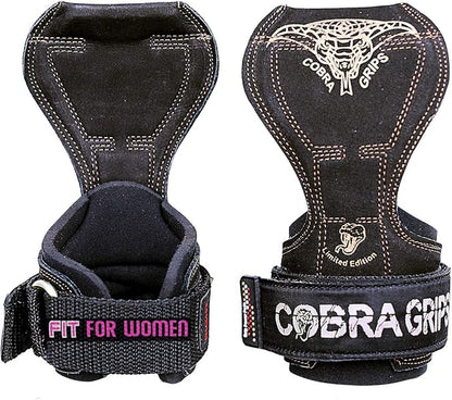 Cobra Grips PRO Weight Lifting Gloves Heavy Duty Straps Alternative with Power Lifting Hooks Padded Wrist Support for Deadlifts & Bodybuilding