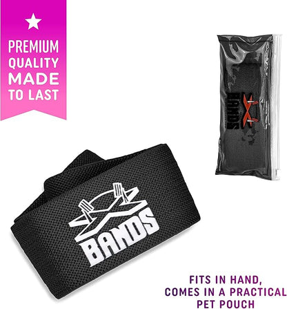 The X Bands Exercise Resistance Bands - Non-Slip Extra Thick Fabric Hip Loop Booty Bands - 20, 30, 40, 50 lb - Fitness Workout for Legs, Butt Training, Stretching, Yoga