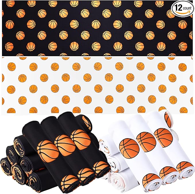 12 Pcs Cooling Towel 40 x 12 Inch Basketball Baseball Football Volleyball Soccer Softball Microfiber Fast Drying Towel for Gift Women Men