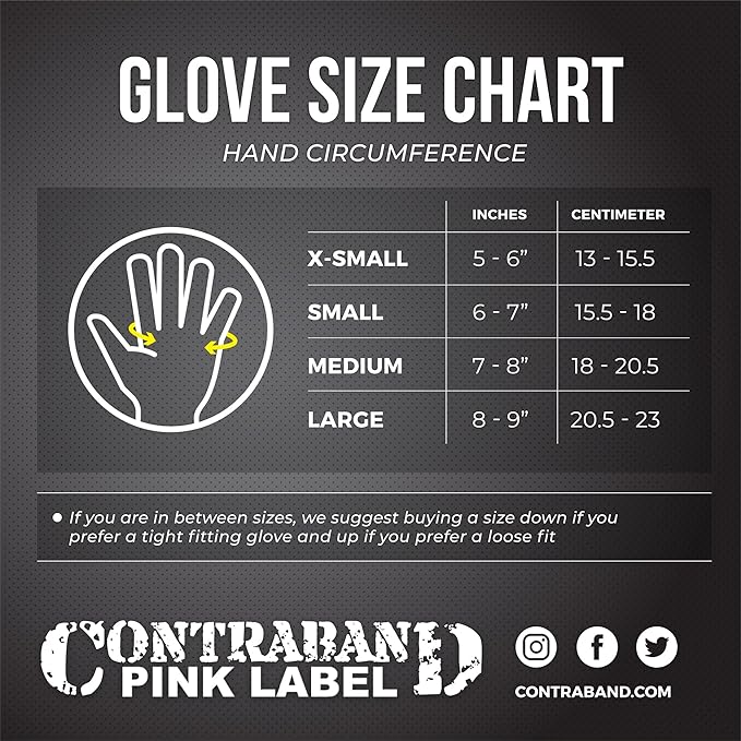 Contraband Pink Label 5537 Womens Micro Weight Lifting Gloves w/Grip-Lock Silicone Padding (Pair) - Minimalist Half Gloves - Apple Watch Friendly