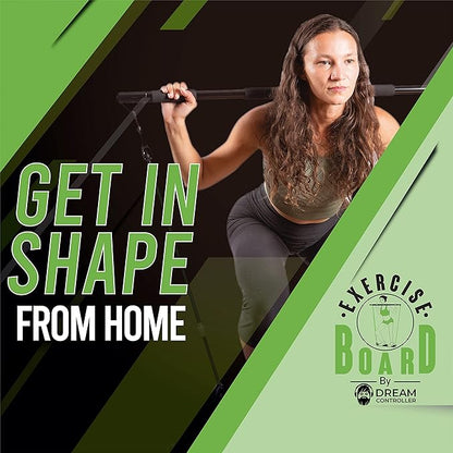 Portable Exercise Equipment for Home Workouts with Best Workout Accessories for Exercise & Fitness Home Gyms- Board,Bar,Resistance Bands Full Body Workout Machine & more at Home Gym Equipment Machines