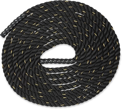Amazon Basics Battle Rope for Home Gym Workout, Exercise Training Equipment