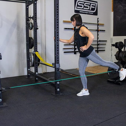 Serious Steel Resistance Tube Band Set Includes Handles, Door Anchor and Ankle Straps (100 lbs Set or 165 lbs Set)