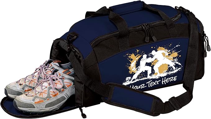 Personalized Martial Arts Duffel Bag – Custom Name Gym Bag for Karate, Taekwondo, Jiu Jitsu & MMA – Youth & Adult Training Gear Bag