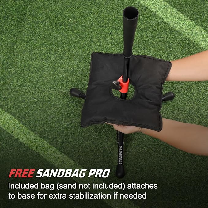 Baseball Tee Sandbag, Weighted Anchors for Batting Tee, All Sport Sandbag, Universal Softball Tee Sandbag for Hitting Drills and Added Stability