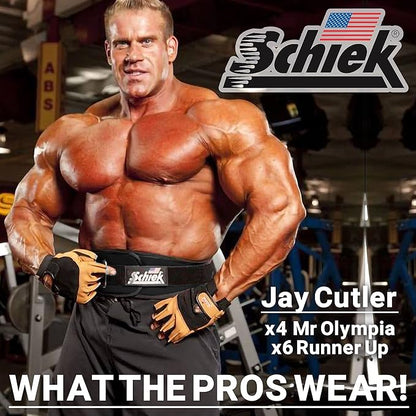 Schiek Sports 2006 Nylon 6 Inches Weight Lifting Belt - Support Belt for Power Lifting