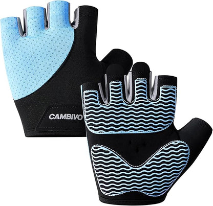 CAMBIVO Workout Gloves for Men & Women, Weight Lifting Gloves with Wrist Support, Non Slip Grip, Breathable Gym Gloves for Training, Crossfit, Pull Ups, Cycling, Fitness, Home Workouts