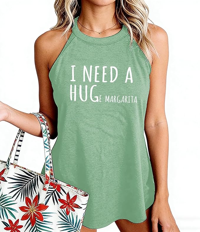Mamacita Needs a Margarita Women Funny Shirts Workout Tops Graphic Beach Holiday Outfit Tees
