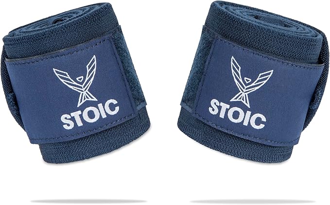 Stoic Wrist Wraps Weightlifting, Powerlifting, Cross Training, Bodybuilding with Thumb Loop. for Gym Workout, Men and Women Weight Lifting and Strength Training