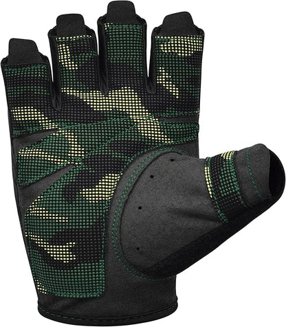 RDX Weight Lifting Gloves, Additional Stretchable Long Wrist Support, Full Palm Grip, Men Women Fitness HIIT Workout, Bodybuilding Powerlifting Strength Training Cycling Exercise Home Gym Equipment