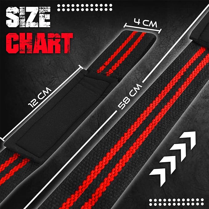 SAWANS Lifting Straps Weight Lifting Wrist Support Fitness Padded Gym Heavy Duty Anti Slip Hand Bar Grips Neoprene Bodybuilding Dumbbell Power Deadlift Barbells Workout Strength