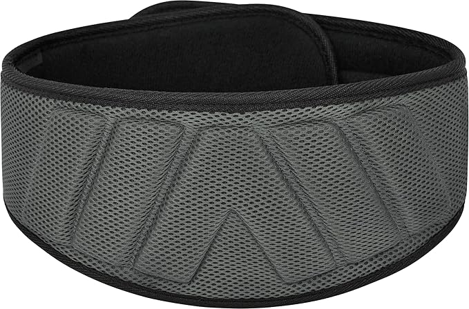 RDX Weight Lifting Belt, Curved Padded Back Lumbar Support, Fitness, Core Exercise Workout Bodybuilding Powerlifting Deadlifts Squats, Ladies Gents Men Women Home Gym Equipment