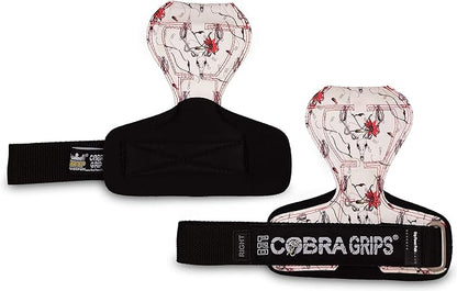 Cobra Grips PRO Weight Lifting Gloves Heavy Duty Straps Alternative with Power Lifting Hooks Padded Wrist Support for Deadlifts & Bodybuilding