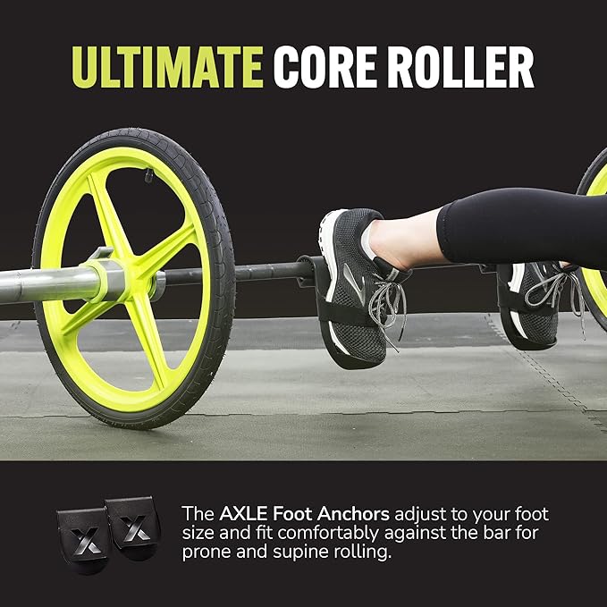 AXLE Home Gym Workout Barbells - Barbell Weight Set for Strength Training, Collapsible Equipment for Indoor & Outdoor Workouts for Men, Women, and Youth