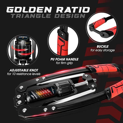 Yes4All Wrist and Forearm Blaster, Build Massive Grip Strength & Muscles with Steel Wrist Roller & Forearm Roller, Heavy Duty Arm Blaster Fits 1" & 2" Weight Plates, Improve Lifting Power