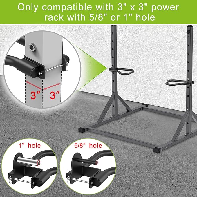 SELEWARE Power Cage Accessories, Dip Handles, Pull‑Up Stations, and Multi‑Grip Training Attachments