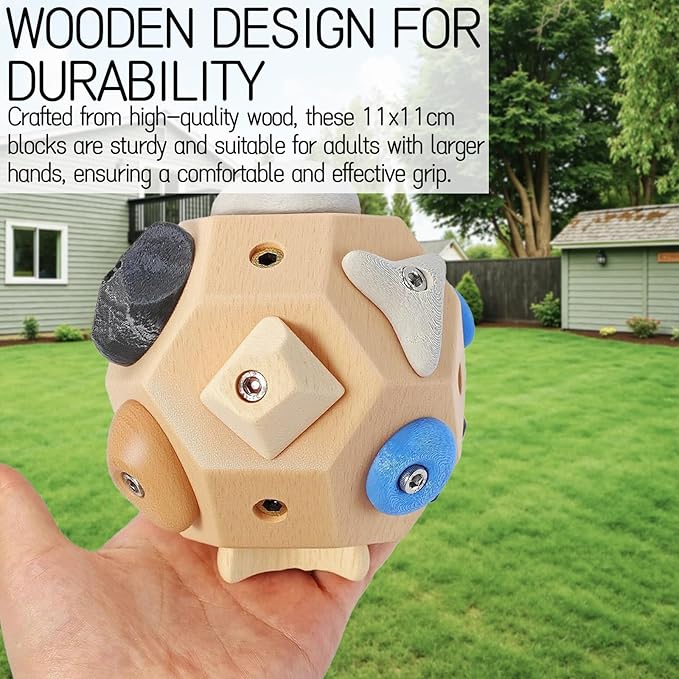 Handcrafted Climbing Blocks Toys| Finger Strengthener & Grip Trainer for Rock Climbers | Bouldering Training Tool | Ideal Gift for Beginners & Professionals