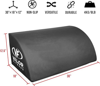 Valor Fitness Hip Thrust Pad Glute Training Box for Home Gym, Non Slip Foam Platform for Step Ups, Squats, Core and Lower Body Strength
