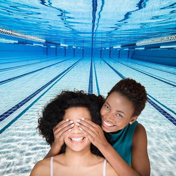 Blue Swimming Pool Photography Background Sports Theme Fitness Swim Competition Exercise Backdrop for Men Boys Girls Adults Studio Swimming Pool Scene Birthday Party Photo Props 20x10ft