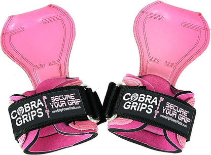 Cobra Grips PRO Weight Lifting Gloves Heavy Duty Straps Alternative with Power Lifting Hooks Padded Wrist Support for Deadlifts & Bodybuilding