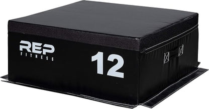 REP Fitness Stackable Soft Foam Plyo Box Set, Adjustable Plyometric Jump Box for Home Gym Workouts, Plyometric Jumping Platform for Exercise, Step Training, HIIT & CrossFit